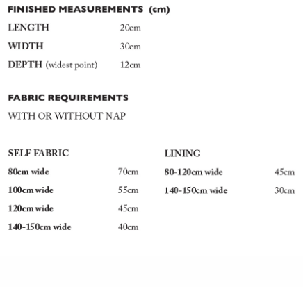 Merchant & Mills - The Factotum Bag
