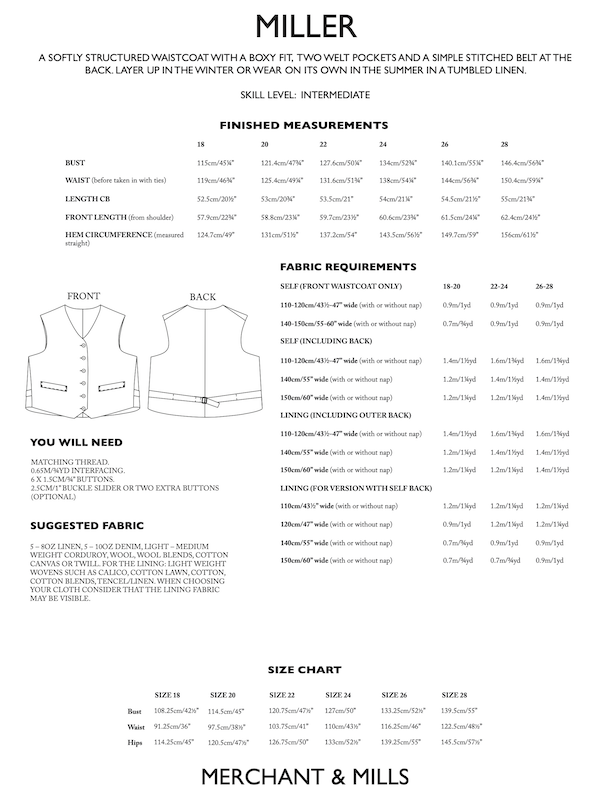 Merchant & Mills - The Miller